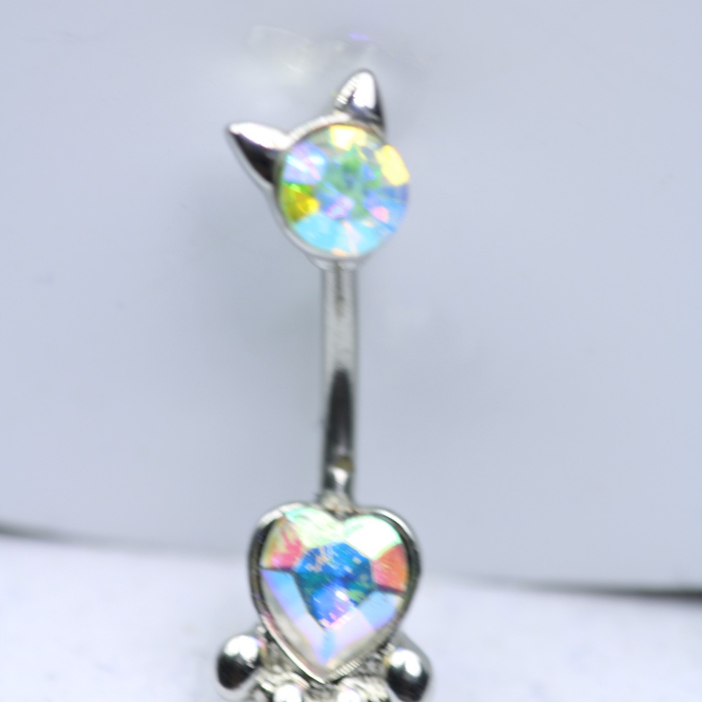 Aura Kitty Boreal Belly Piercing 316L Surgical Steel New
